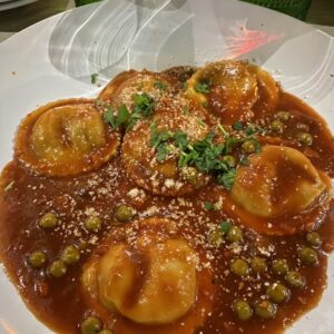 Quattro Formaggi, Spinach, Marinara, Fried Eggplant, Basil