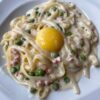 Spaghetti, Guanciale, Bacon, Panna, Farm Fresh Egg Yolk